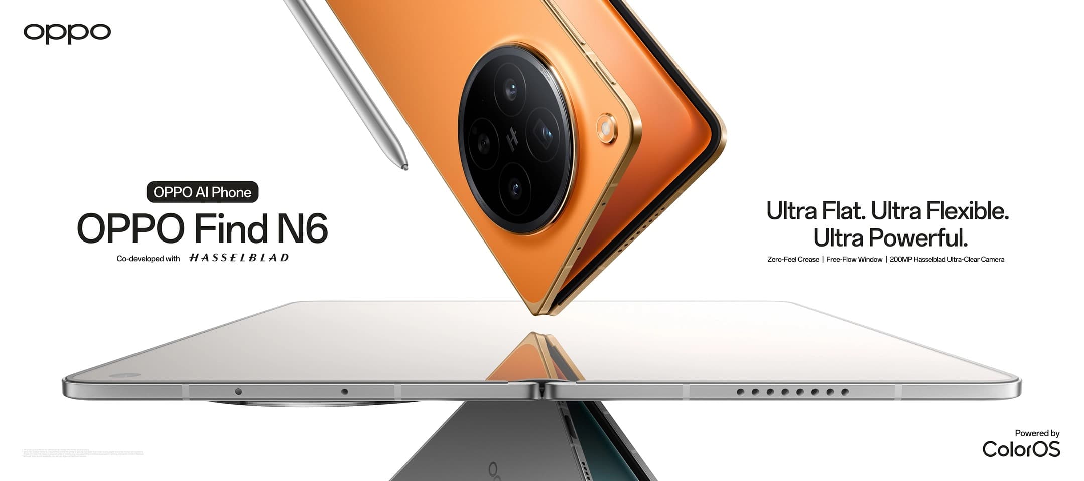 OPPO Find N6 foldet ud med den flade 8,12-tommer indre skærm