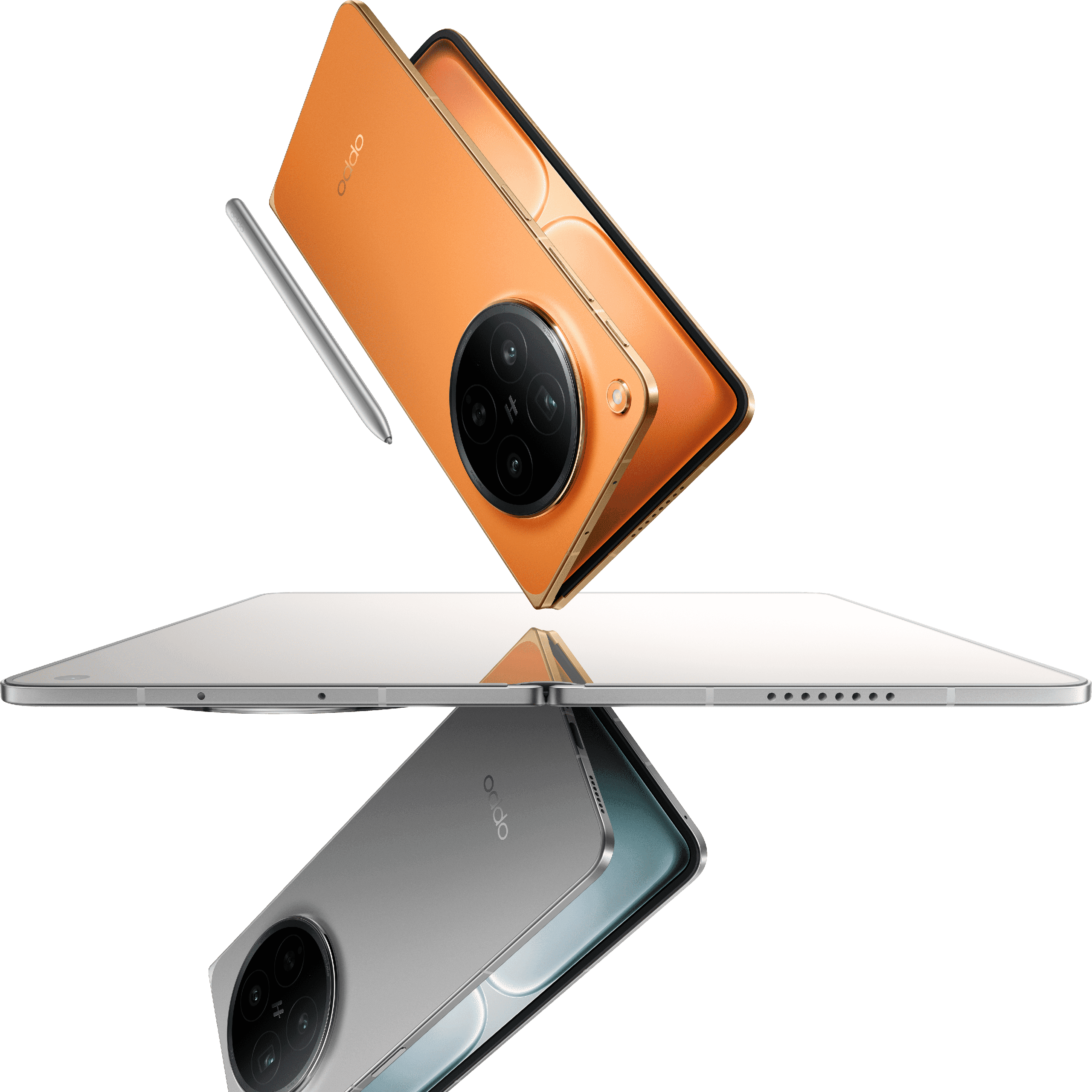 OPPO Find N6 avattuna, kuvassa tasainen 8,12 tuuman sisänäyttö